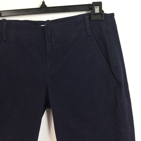 A.L.C. Womens Cotton Mid Rise Skinny Blue Chino Pant Size 8 - Picture 3 of 12